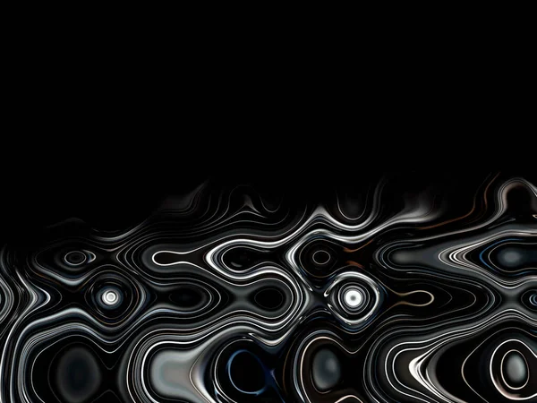 Цифровое Абстрактное Изображение Черном Фоне Место Текста — стоковое фото