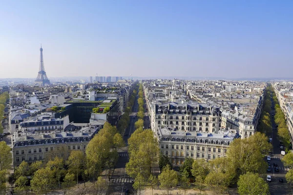 Paris, Eiffel tower, Aerial view, France — Stockfoto