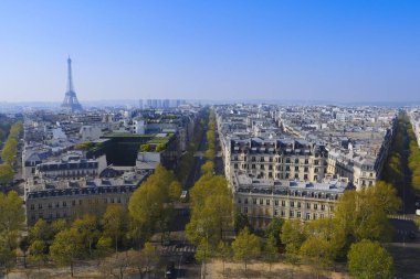 Paris, Eyfel kulesi, Havadan görünüm, Fransa