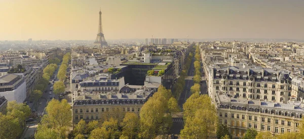 Paris, Eiffel tower, Aerial view, France — Stockfoto