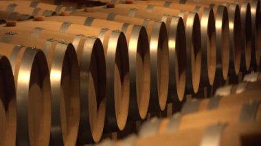 Şarap Mahzeninde Variller Bordeaux Şaraphanesi, Fransa