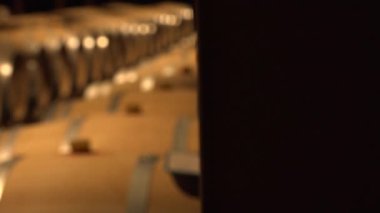 Şarap Mahzeninde Variller Bordeaux Şaraphanesi, Fransa