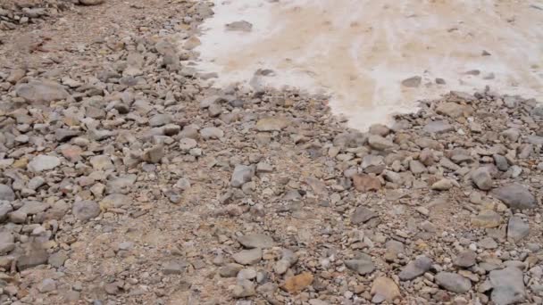 Γραφική Θέα Στιγμιαία Πλημμύρα Στην Νεκρά Θάλασσα Και Ιουδαϊκή Έρημο — Αρχείο Βίντεο