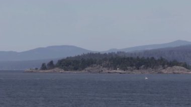Vancouver, Kanada yakınlarında yelken panoramik görünüm