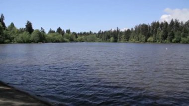 Güzel atış Park Vancouver Kanada Gölü
