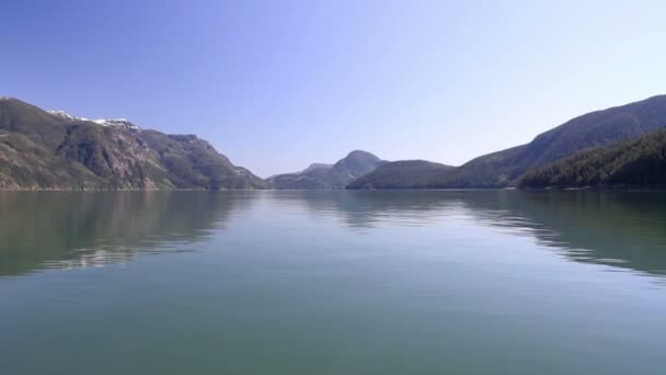 Мальовничий Вид Озеро Ванкувер Канада — стокове відео