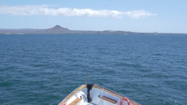 Panoramiczny Widok Dragon Hill Galapagos — Wideo stockowe