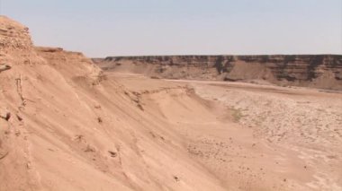 Doğal görünümünü kuru sıcak Judean Desert, Israel