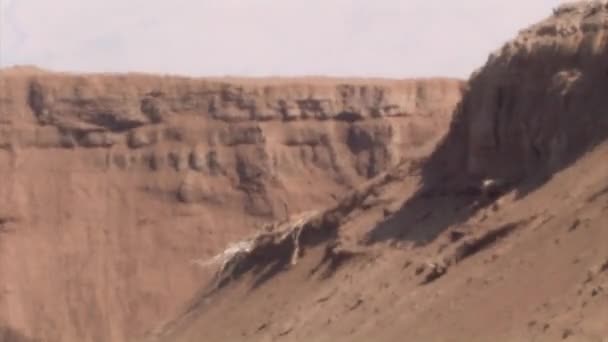 Мальовничий Вид Сухих Гарячі Краї Пустелі Сполучені Штати Америки — стокове відео
