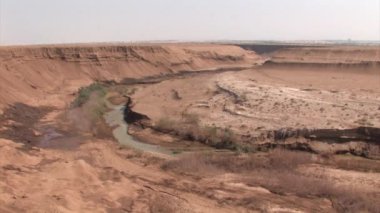 Doğal görünümünü Jordan River gorge, İsrail