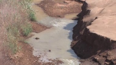 Doğal görünümünü Jordan River gorge, İsrail