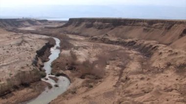 Doğal görünümünü Jordan River gorge, İsrail
