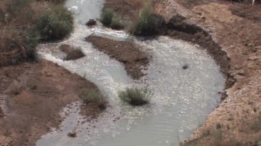 Doğal görünümünü Jordan River gorge, İsrail