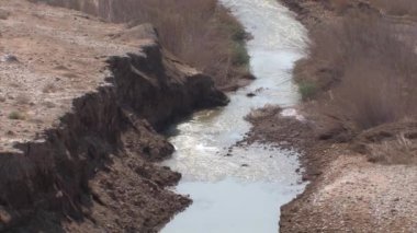 Doğal görünümünü Jordan River gorge, İsrail