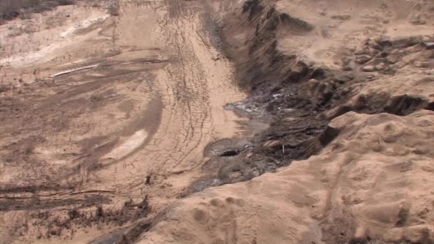 Vista Panorámica Del Desfiladero Del Río Jordán Israel — Vídeo de stock