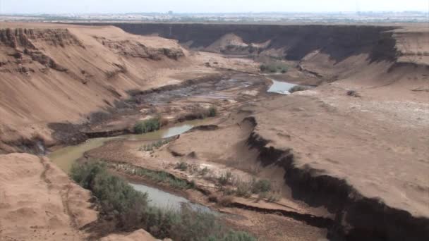 Vue Panoramique Gorge Jourdain Israël — Video