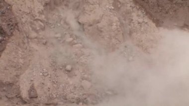 Wadi Nekarot, Negev Çölü, İsrail ani sel doğal görünümünü