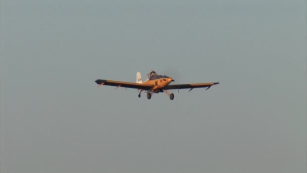 Löschflugzeug Himmel Mount Carmel Island — Stockvideo