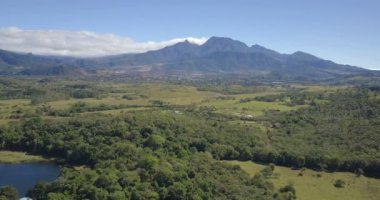 Volcan Baru Milli Parkı, Panama'da yağmur ormanlarının panoramik manzaralı