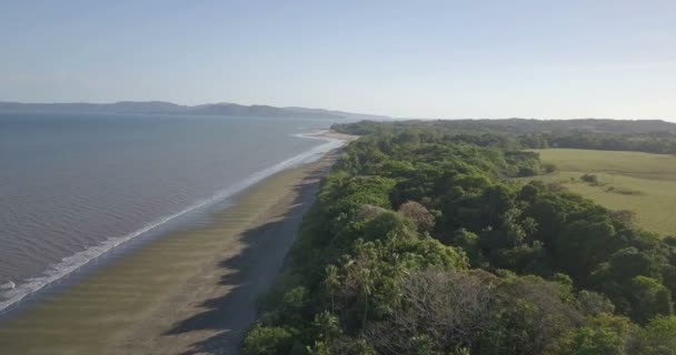 Vista Panoramica Della Costa Del Mare Nel Parco Nazionale Volcan — Video Stock