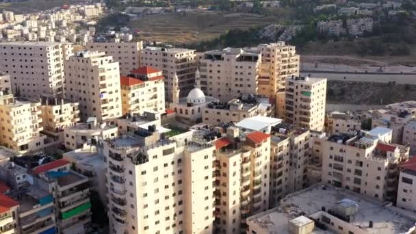 Vista Aérea Sobre Anata Refugees Camp Jerusalém Junho 2020 — Vídeo de Stock