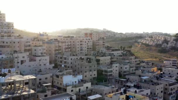Aerial View Anata Refugees Camp Jerusalem Juni 2020 — Stok Video
