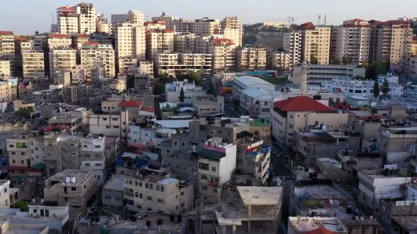 Vista Aérea Sobre Anata Refugees Camp Jerusalém Junho 2020 — Vídeo de Stock