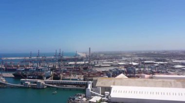 Ashdod Limanı, İsrail Ashdod Limanı, İHA görüşü, Ashdod / İsrail / Haziran / 14. 2020