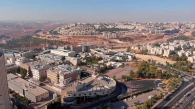 Kudüs 'teki Hi Tech Park Hotzvim AerialDrone' un Kudüs İsrail 'deki Hi Tech Park' taki görüntüleri.