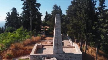 Zefat eski Haçlılar Kalesi Havadan insansız hava aracı görüntüsü Zefat eski Haçlılar Kalesi üzerinde 