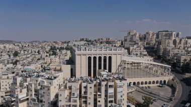 Roma Mahallesi, AerialJewish Ortodoks Mahallesi, Kudüs Belz Büyük Sinagogu, Temmuz 2020