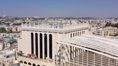 Roma Mahallesi, AerialJewish Ortodoks Mahallesi, Kudüs Belz Büyük Sinagogu, Temmuz 2020