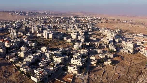Palestina Hizma Town v severním Jeruzalémě, letecký pohledHizma Town v Palestinské samosprávě, Drone view