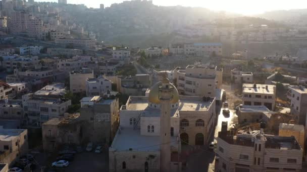 アナタ難民キャンプ パレスチナ イスラエル 空中ドローンビュー 2020年8月 — ストック動画