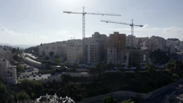 东耶路撒冷北部的Ramot Polin Orthodolx街区 — 图库视频影像