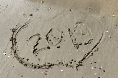 deniz dalgası bulanık desen ve kumda 2019 yılı