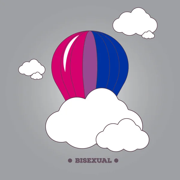 Globo bisexual — Vector de stock