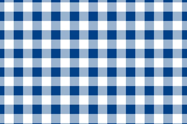 Blue and white tablecloth pattern, Texture from rhombus/squares for - plaid, tablecloths, clothes, shirts, dresses, paper, blankets and other textile products. Vector illustration. — Stock Vector