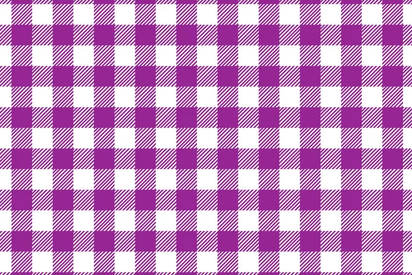 Firebrick Gingham pink and white pattern. Texture from rhombus/squares for - plaid, tablecloths, clothes, shirts, dresses, paper and other textile products. — Stock Vector