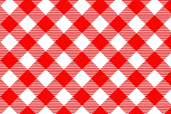 Patrón de Red Gingham. Textura de rombo / cuadrados para cuadros, manteles, ropa, camisas, vestidos, papel, ropa de cama, mantas, edredones y otros productos textiles. Ilustración vectorial . — Archivo Imágenes Vectoriales