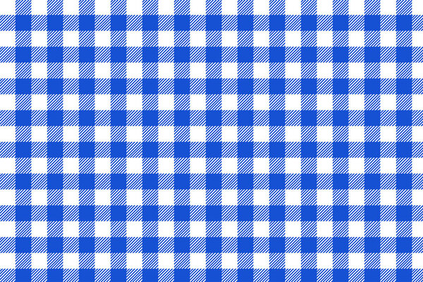 Синяя и белая скатерть узор, текстура из ромба / квадратов для - плед, скатерти, одежда, рубашки, платья, бумага, одеяла и другие текстильные изделия. Векторная иллюстрация
.