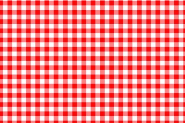 Kırmızı şemsiye seamless modeli. Doku rhombus/kareler için - ekose, masa örtüsü, elbise, gömlek, elbise, kağıt, yatak, battaniye, yorgan ve diğer tekstil ürünleri üzerinden. Vektör çizim.