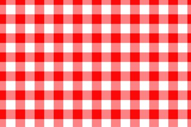 Kırmızı şemsiye seamless modeli. Doku rhombus/kareler için - ekose, masa örtüsü, elbise, gömlek, elbise, kağıt, yatak, battaniye, yorgan ve diğer tekstil ürünleri üzerinden. Vektör çizim.