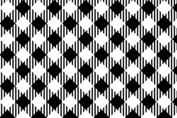 Arrière-plan motif gingham noir.Texture du losang.Illustration vectorielle.EPS-10 . — Image vectorielle