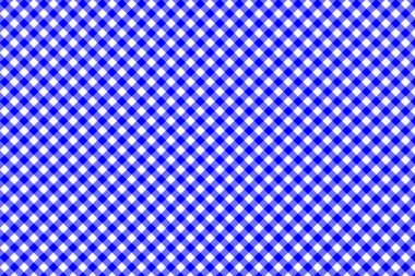 Gingham deseni. Ekose, masa örtüleri, giysi, gömlek, elbise, kağıt, yatak takımları, battaniyeler, yorganlar ve diğer tekstil ürünleri için eşkenar dörtgen/karelerden doku. Vektör illüstrasyon Eps 10