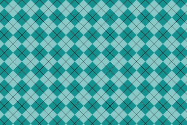 Açık mavi desen. Ekose, masa örtüleri, giysi, gömlek, elbise, kağıt, yatak takımları, battaniyeler, yorganlar ve diğer tekstil ürünleri için eşkenar dörtgen/karelerden doku. Vektör illüstrasyon Eps 10