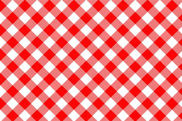 Gingham pattern. Texture from rhombus/squares for - plaid, tablecloths, clothes, shirts, dresses, paper, bedding, blankets, quilts and other textile products. Vector illustration EPS 10 — Stock Vector