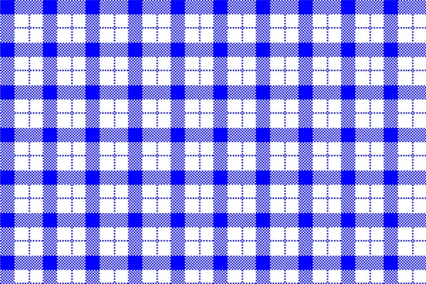 Gingham pattern. Texture from rhombus/squares for - plaid, tablecloths, clothes, shirts, dresses, paper, bedding, blankets, quilts and other textile products. Vector illustration EPS 10 — Stock Vector