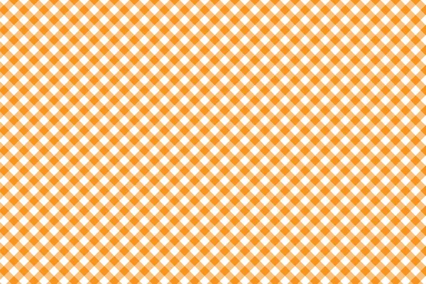 Orange GINGHAM mönster. Textur från romb/torg för-pläd, dukar, kläder, skjortor, klänningar, papper, sängkläder, filtar, täcken och andra textilprodukter. Vektor illustration EPS 10 — Stock vektor