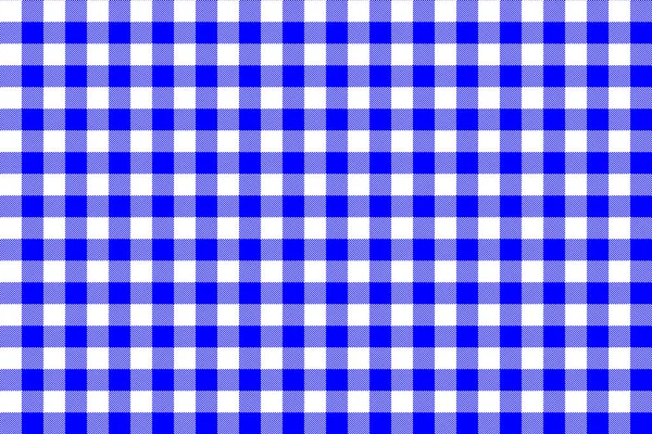 Blue Gingham pattern. Texture from rhombus/squares for - plaid, tablecloths, clothes, shirts, dresses, paper, bedding, blankets, quilts and other textile products. Vector illustration EPS 10 — Stock Vector